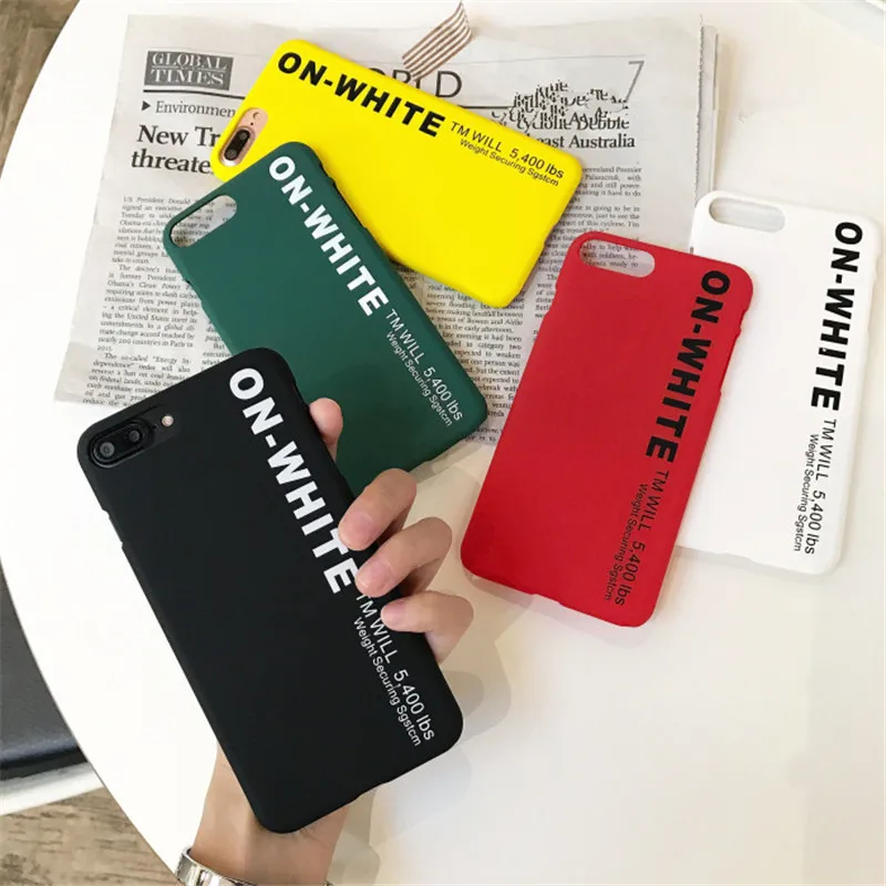 Модный белый чехол для телефона iPhone SE 5s 6s 6 S 7 Plus 8 8plus X брендовый чехол Coque Funda для iPhone Xs Max iPhone7 6,5