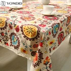 Скатерть из хлопка и льна в богемном стиле, скатерть для стола с подсолнухами, скатерти для свадьбы, вечеринки, домашнего пикника