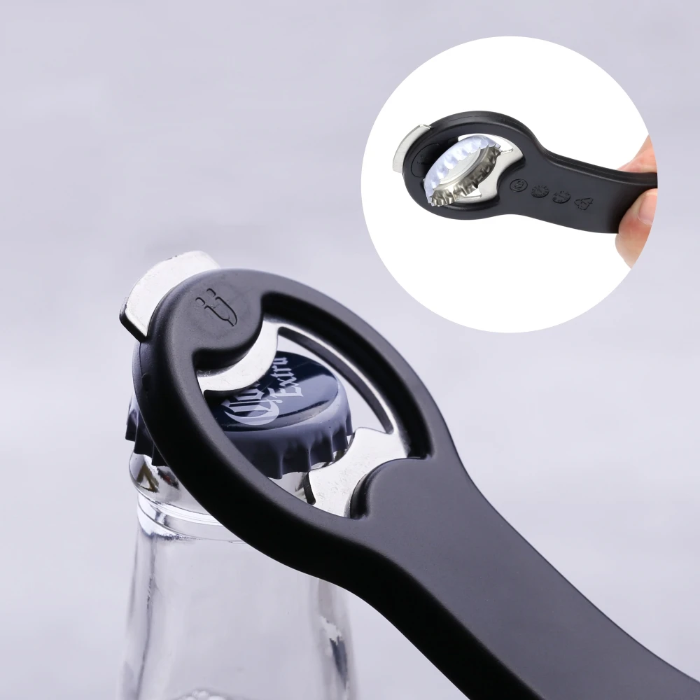 Открывалка для бутылок с магнитной крышкой 2 в 1 прикрепленная к холодильнику