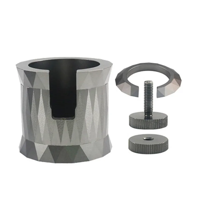 

Coffee Filter Handle Holder Aluminum Alloy Espresso Portafilter Mat Stand Coffee Tamper Base Rack Coffee Handle Barista Tools
