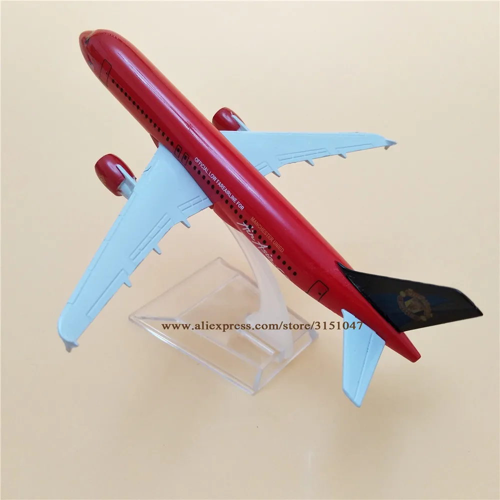 

16cm Red Air Asia A320 Airbus 320 Airways Airlines Metal Alloy Airplane Model Plane Diecast Aircraft Kids Gift