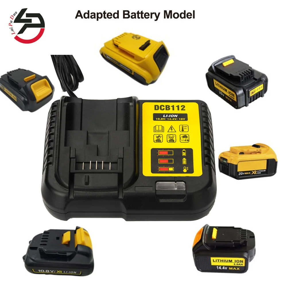 Хорошее качество DCB112 li ion зарядное устройство для Dewalt 10 8 в 12 В 14 4 18 Dcb101 Dcb140 Dcb105