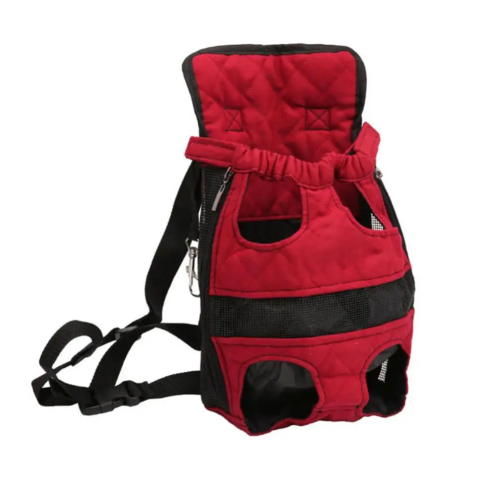 

Comfortable Outdoor Travel Oxford Cloth Dog Pet Breathable Chest Mesh Design Front Carrier Backpack Bag