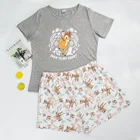 пижама женская домашний костюм домашняя одежда для женщин Новые пижамы для женщин с длинным рукавом шелковая пиж хлопковый пижамный комплект  женские Мультяшные пижамы женские милые пижамы с принтом пижамы для женщин