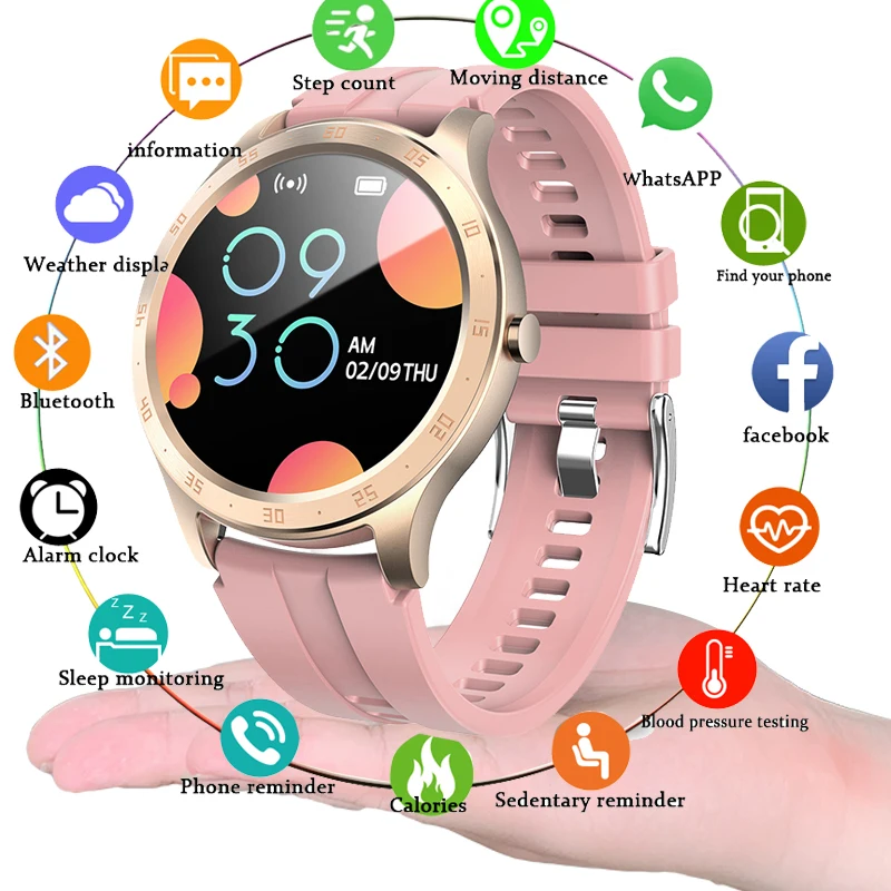 Смарт-часы LIGE водонепроницаемые с пульсометром и тонометром | Электроника