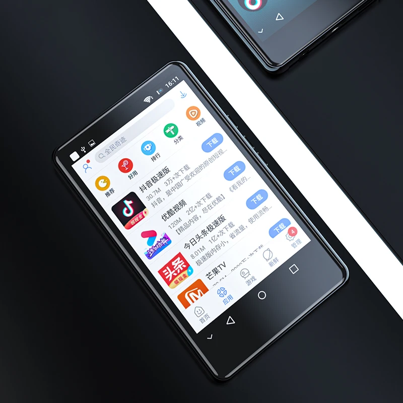 Новейший MP3 плеер RUIZU H6 Android с Wi Fi Bluetooth 5 0 полносенсорным экраном 4 дюйма 8/16 ГБ