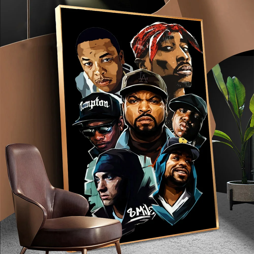 Модные музыкальные постеры и принты West Coast в стиле хип-хоп художественные