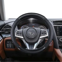 car steering wheel cover 38cm anti slip leather for acura tl tsx mdx rsx type s tlx ilx zdx cl auto accessories