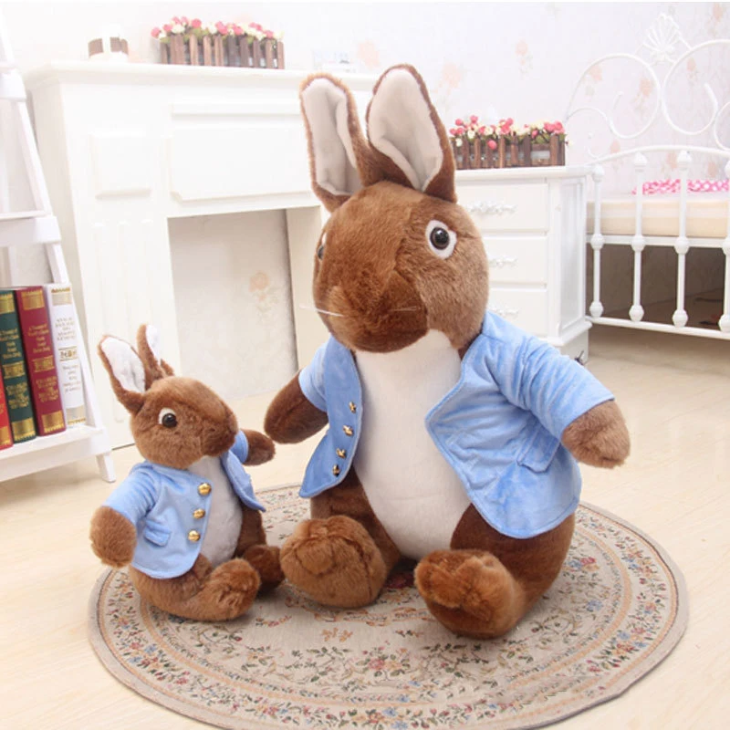 ZGY плюшевые игрушки кролика 25/40/50 см мягкие Питера из мультфильма bing Peter peluche Kawaii