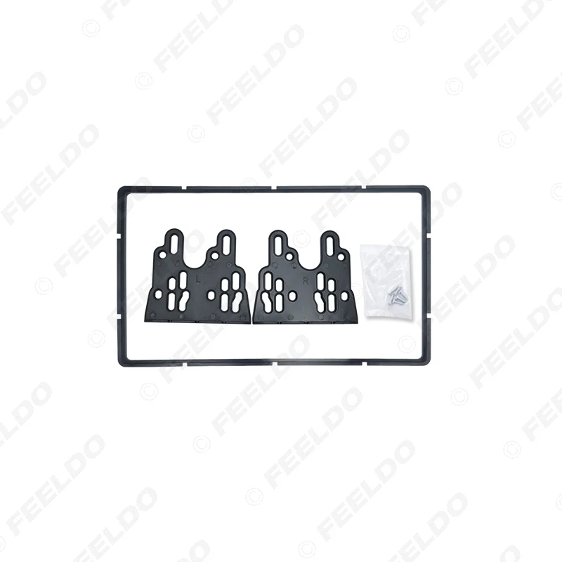 FEELDO 2DIN автомобильный CD/DVD Радио фасции Панель рамка для Land Rover Range