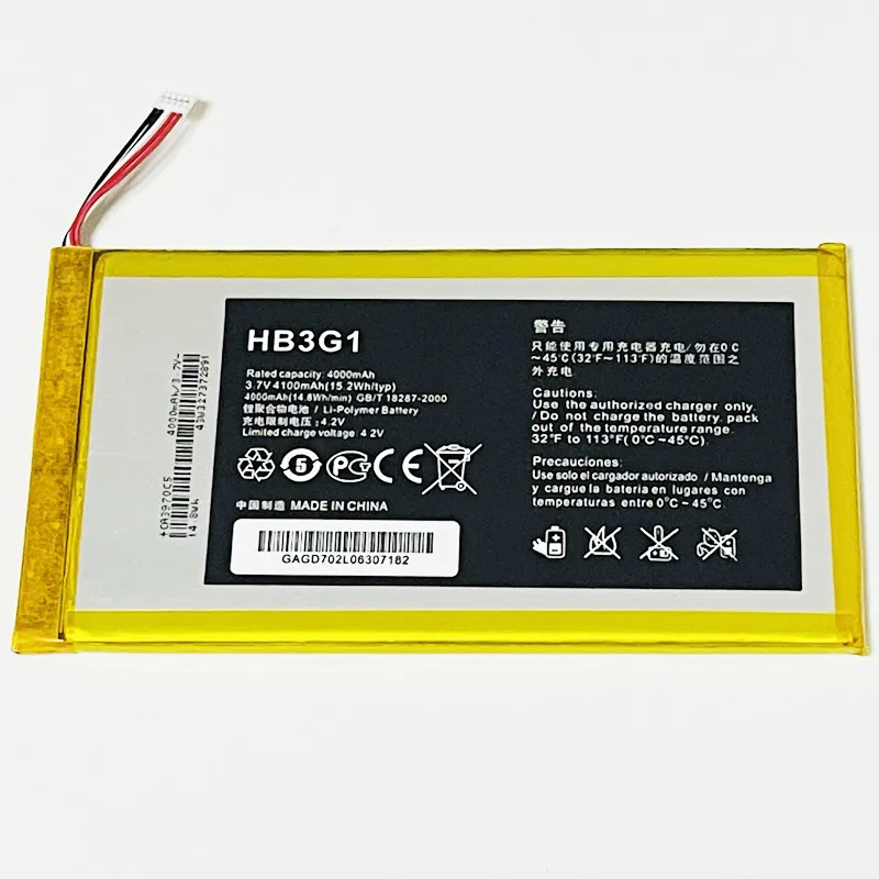 3 7 V 4100mAh HB3G1 для Huawei MediaPad Youth S7-701w S7-701wa S7-701u HB3G1H аккумулятор | Мобильные телефоны и