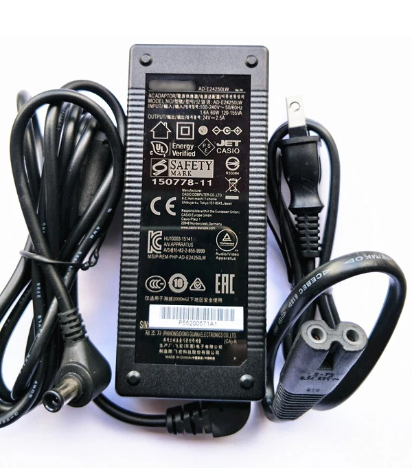 

Original 24V Power Adapter For Ca.sio PX-830 850 860 870 758 AP-460BK 700 Digital electric piano charger