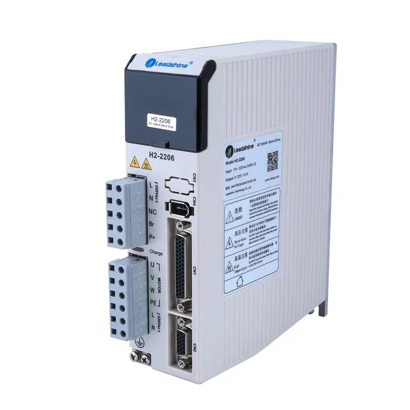 3 фазы Гибридный leadshine серводвигатель драйвер H2 2206 AC 180v 230v 6A для 86 110 мотор|Драйвер