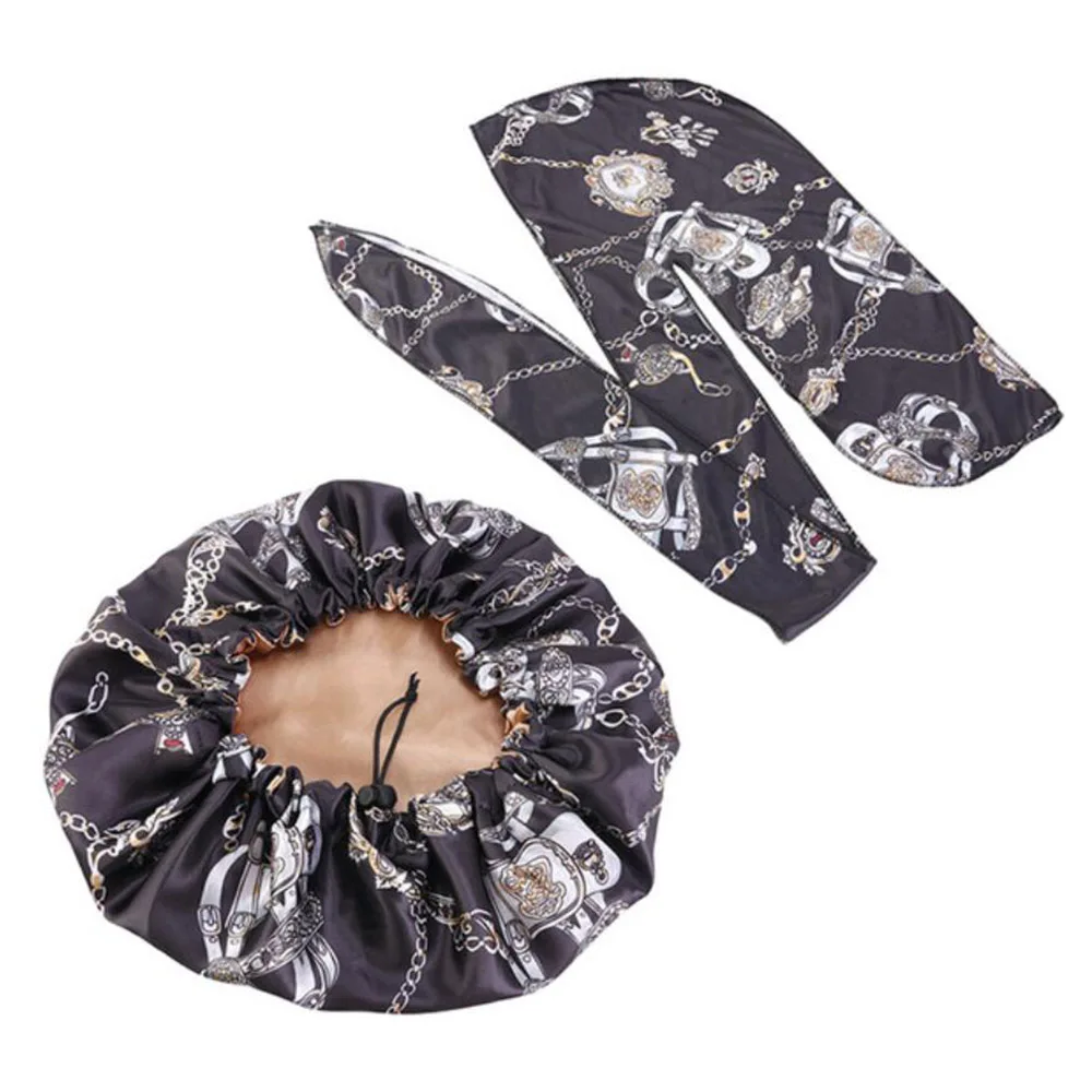 Дизайнерская шелковая долговечная шапочка с принтом для мужчин и женщин