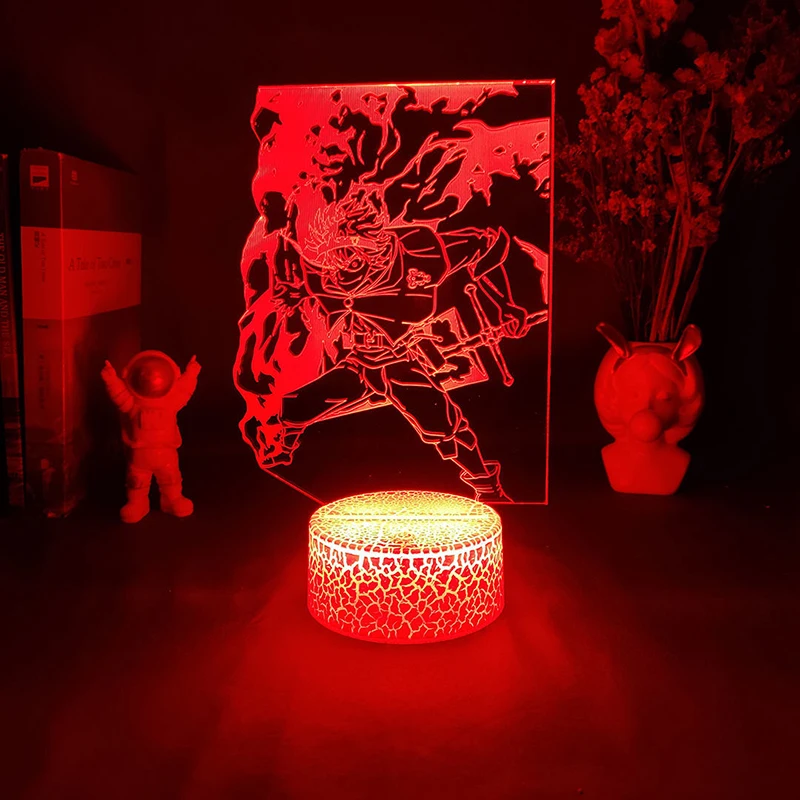 

Arylic 3D LED Night Light Japanese Anime Black Clover Asta Figure For Kids Decor Light Child Birthday Gift Lamp Dropshipping