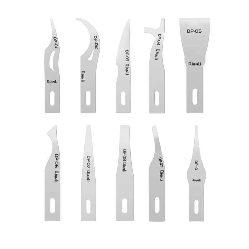 

Qianli DP Handmade Polished Blades For Mobile Phone Motheboard Layered IC Chip Glue Removal Disassembly Pry Repair Tools