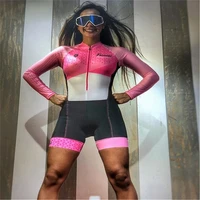 2021 womens triathlon long sleeve suit bike jumpsuit frenesi summer body racing team skinsuit equipment cycling clothing