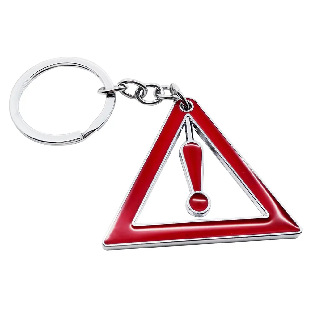 Треугольный предупреждающий символ DSYCAR 1 шт. цепочка для ключей мужской подарок