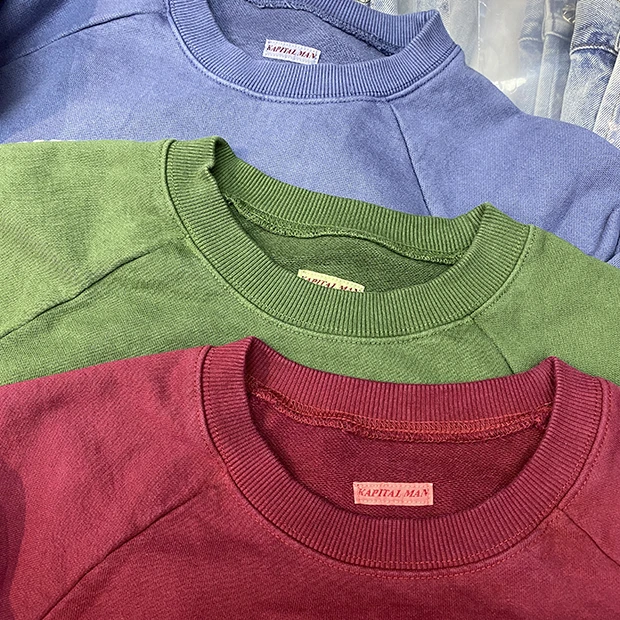 

New luxury High Men Kapital West Coast CRIPS gentleman Hoodies Hoody hooded Sweatshirts velvet Cotton Drake Thicken Fleece #C54