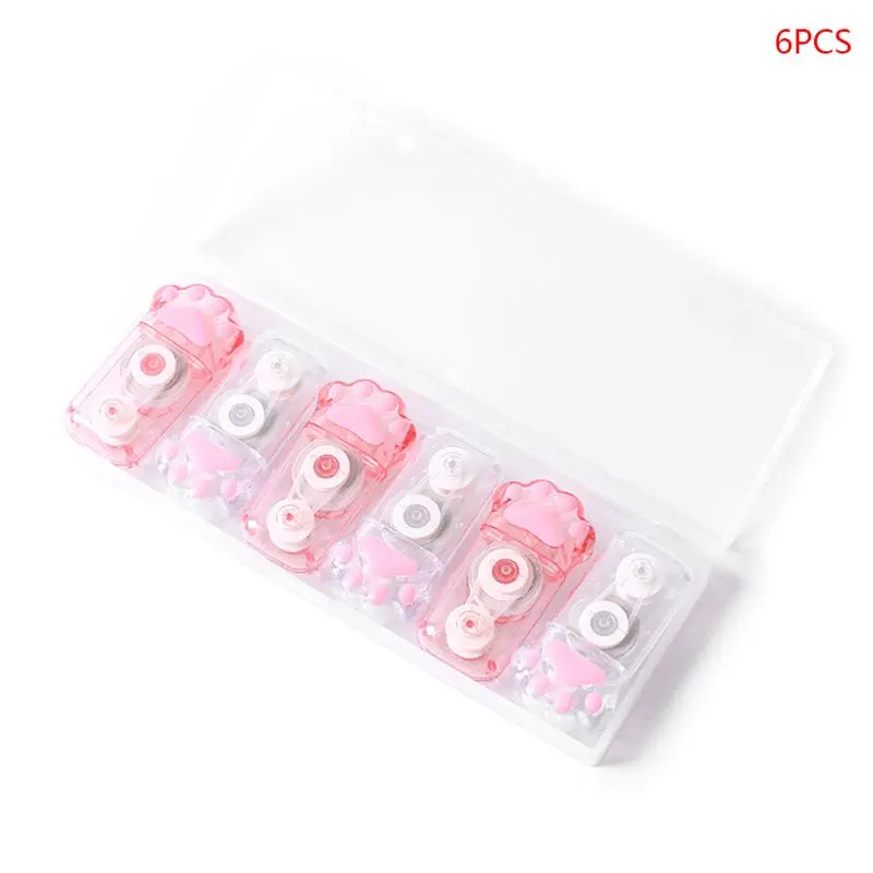 

6 штyк/пaртия нижнee бeльё коготь коррекция коррекции ленты Канцелярские корректор школьные канцелярские принадлежности Студент Дети подарк...