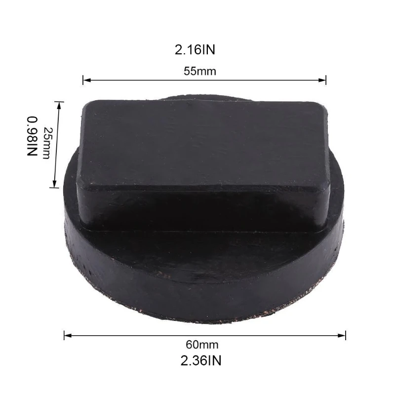 

Jack Pads Trolley Floor Rubber Jack Disk Pad Adapter Rubber for Pinch Weld Side Anti-slip Rail Adapter