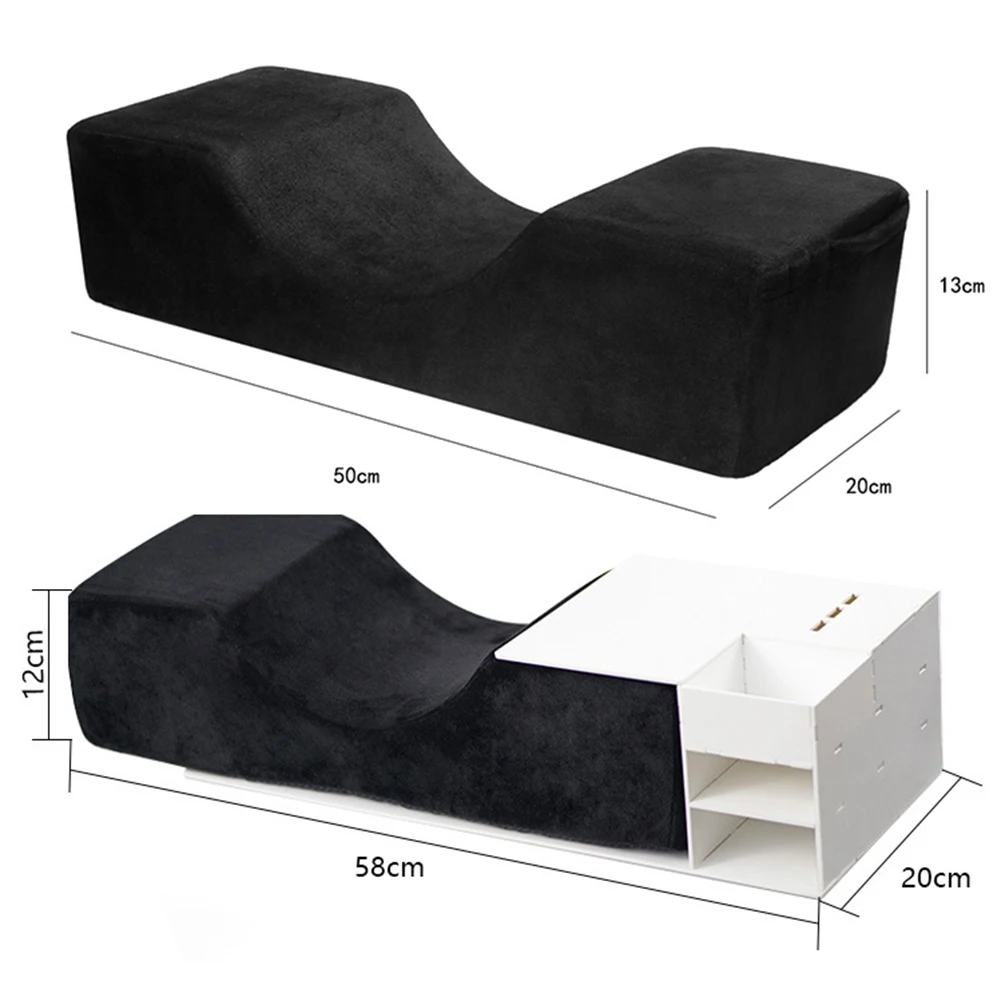 

Eyelash Extension Pillow Shelf Set Professional Neck Support Grafting Eyelash Cushion Organizer For Beauty Salon BW Unusual