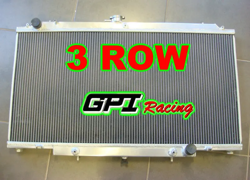 3 ряда Алюминий радиатора для NISSAN PATROL GU Y61 бензин 4.5L 97 01 AT/MT + вентиляторы|radiator for