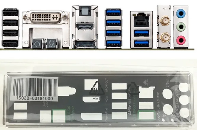 

Новая задняя панель I/O для материнской платы, просто защитная задняя панель, бесплатная доставка