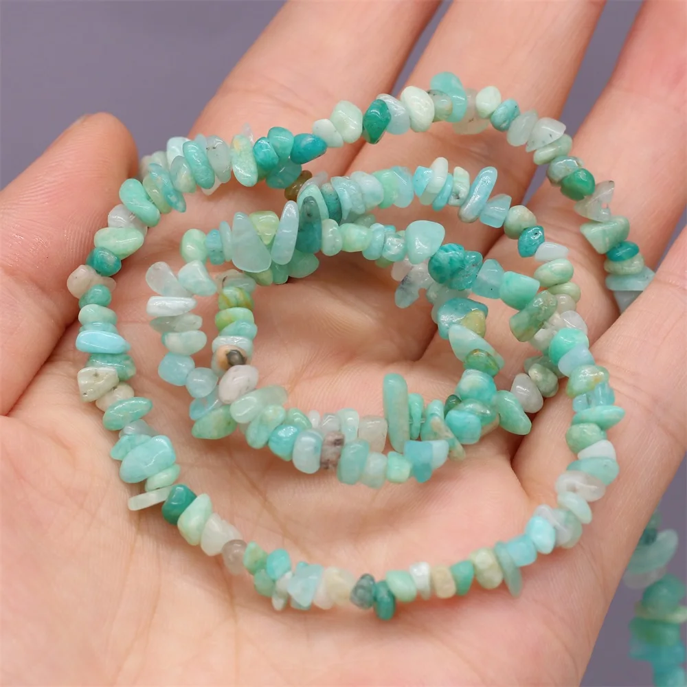 

Natural Stone Beads Irregular Amazonites Freeform Chips Gravel Bead for Jewelry Making DIY Necklace Bracelet for Women 3-6mm