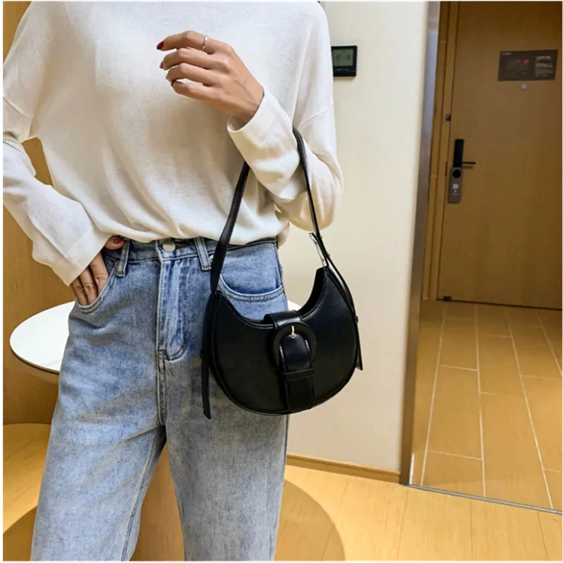 

YOUSE Brand 2020 Niche Design Retro Semi-round Armpit Women's Bag Fashion Versatile One-shoulder Carrying Small Bags New Bags