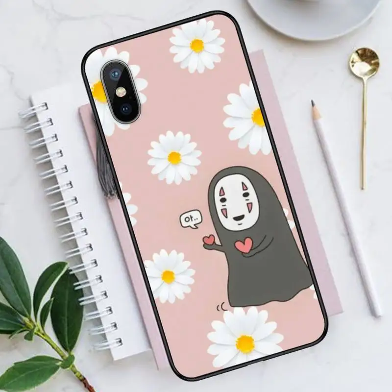 

Anime Spirited Away Faceless Man daisy Phone Case for iPhone 11 12 mini pro XS MAX 8 7 6 6S Plus X 5S SE 2020 XR