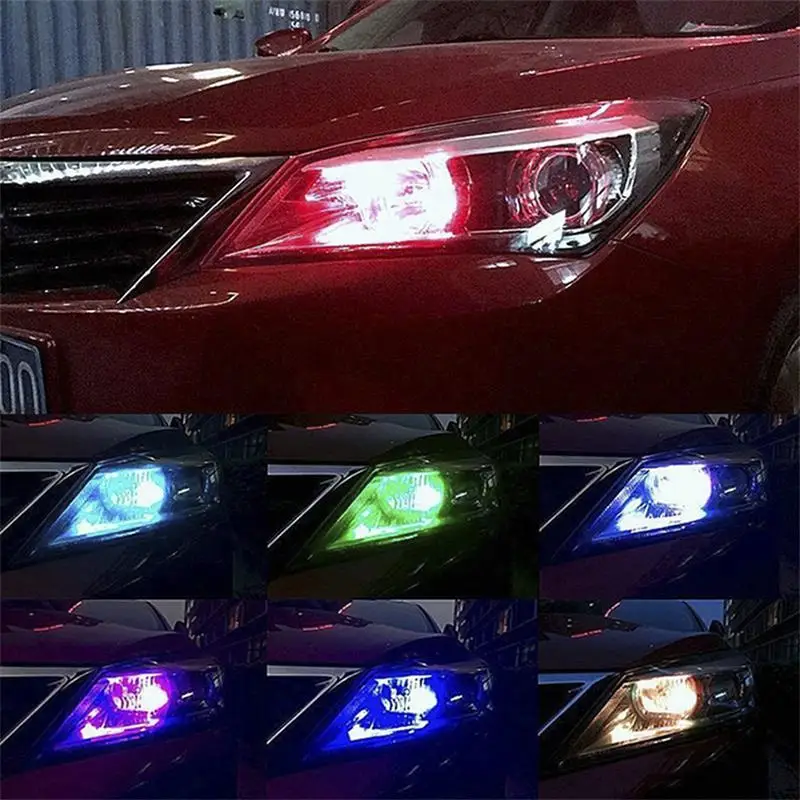 T10 RGB LED Bulb Car Dome Reading Light Automobiles Wedge Lamp for RALLIART Logo L200 Outlander ASX Lancer Pajero Eclipse | Автомобили и