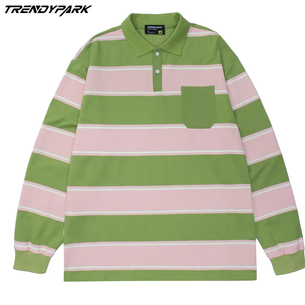 

Футболка-поло мужская оверсайз в стиле хип-хоп