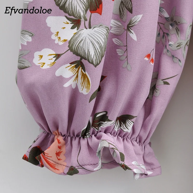 

Long Sleeve Dress for Women Elegant Printing Square Collar Casual Ladies Floral Midi Dresses Clothes