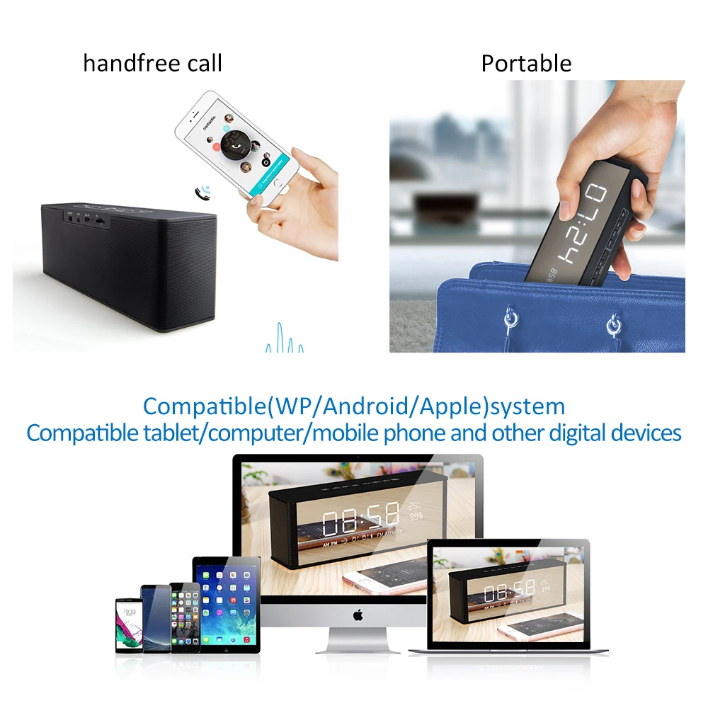 

Bluetooth- TF- FM