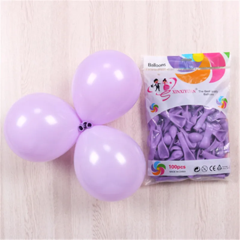 Purple macaron XHLFCJ 30 шт. 5 дюймов конфеты Макаруны латексные воздушные шары Гелиевый шар для вечерние игрушки на день рождения детей Globos вечерние воздушные шары - Цвет: Purple macaron