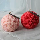 Силиконовая форма для свечи в виде Розы, 9 см