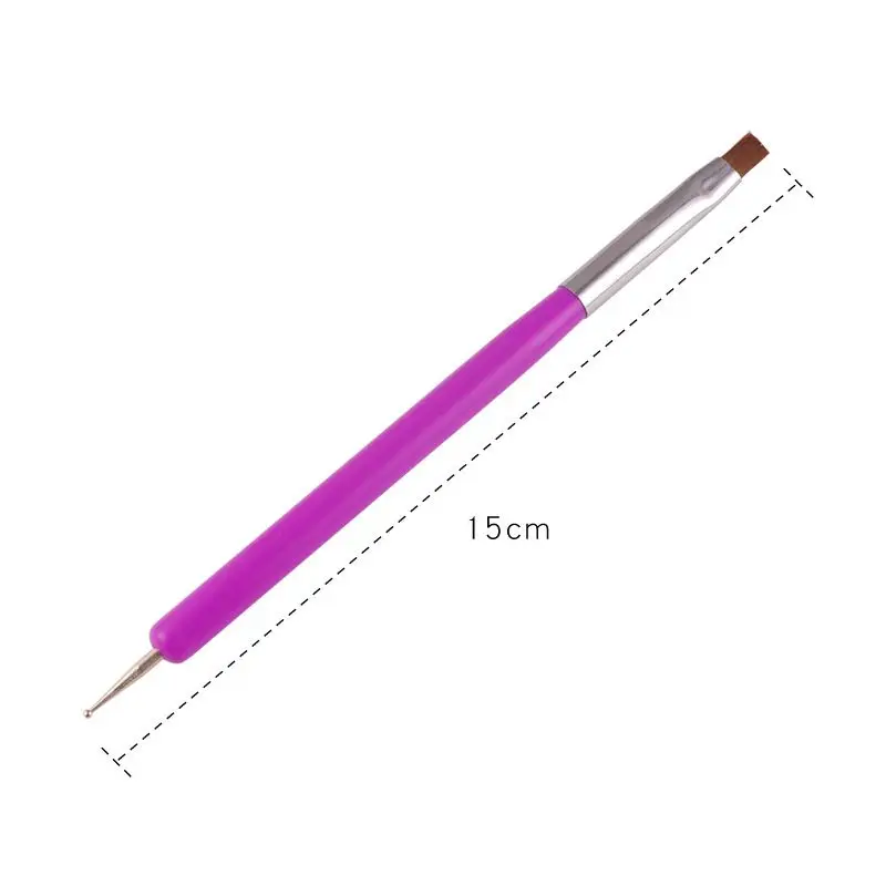 Инструменты для раскрашивания ногтей инструмент маникюра двуглавая ручка