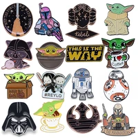 lb1645star wars yoda baby collection enamel lapel pin badge pins hats clothes backpack decoration jewelry accessories gifts