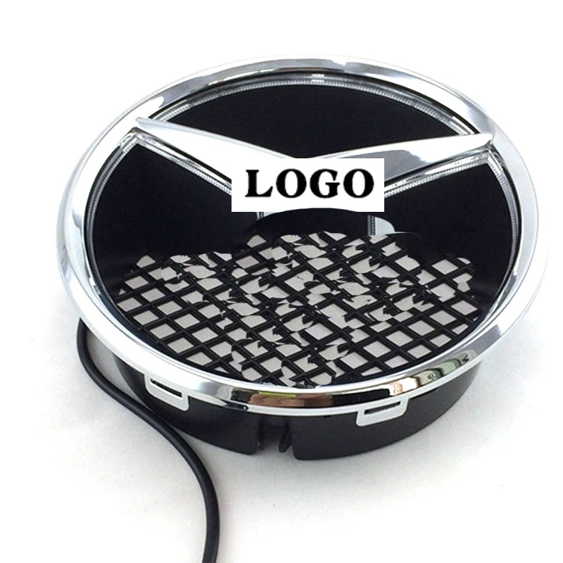Car Grill Emblem with LED Light for Mercedes Benz E/A/B/ML/GL/CLA/CLS/R/C/GLA/SLK/GLK Class Viano Replace Insignia Badge |