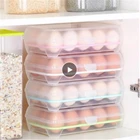 Контейнер для хранения яиц с 15 ячейками, портативный пластиковый контейнер для яиц, контейнер для хранения еды в холодильнике, контейнер для хранения яиц для пикника, органайзер для кухни