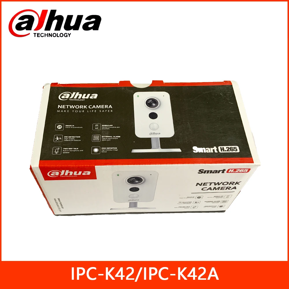 

Dahua ip Camera IPC-K42 IPC-K42A 4MP Two-way Talk Built in MIC and Speaker Support PIR and Sound Detection