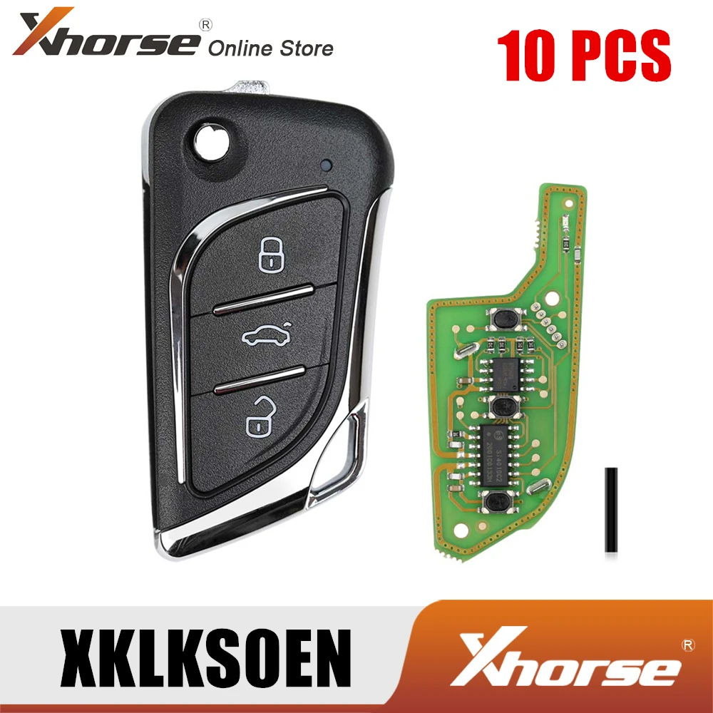 XHORSE XKLKS0EN LEI.KSS Style (хромовое покрытие) 10 шт./лот| |