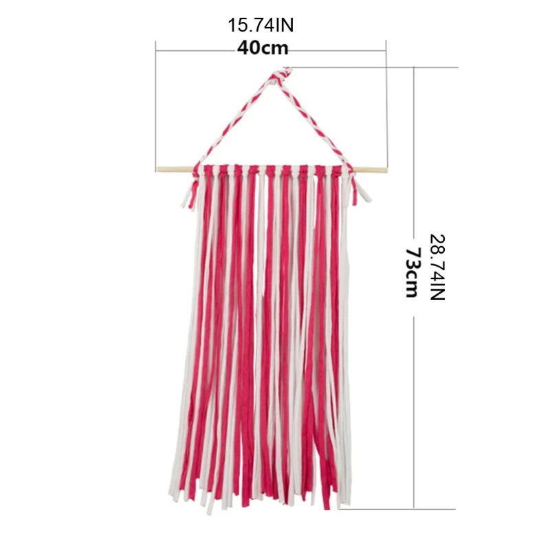 

4XBC Kids Children Girls Hair Bow Storage Hanger Barrettes Hairpin Holder Hair Clips Hanging Organizer Home Wall Decoration