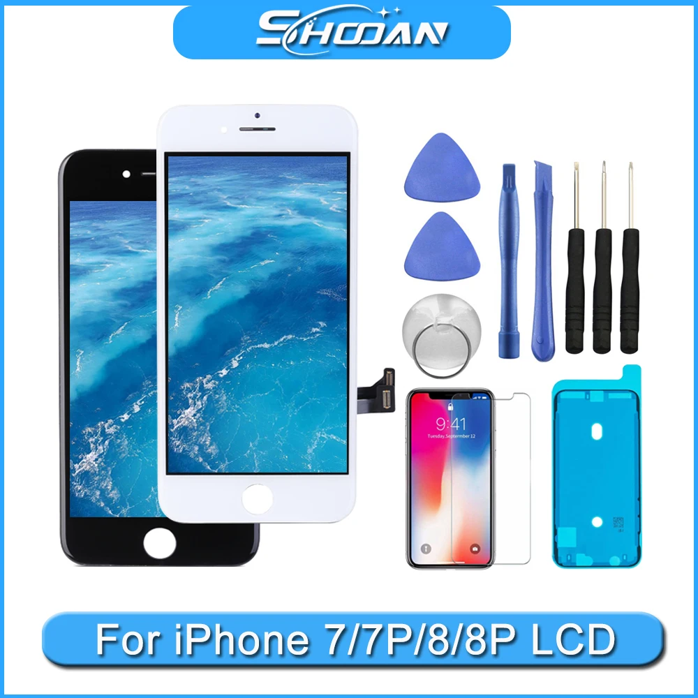ЖК-дисплей AAAA +++ для iPhone 5 5C 5S SE 6 6S 7 8 Plus сенсорный экран замены без битых пикселей +
