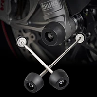 motorcycle front rear wheel axle sliders crash protector for ducati monster 696 795 797 937 multistrada 950 2017 2021