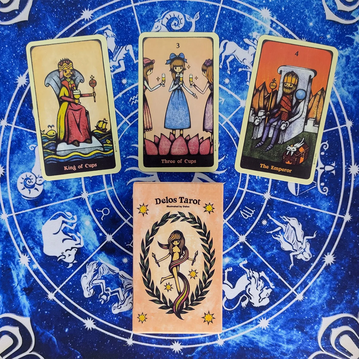 Delos Таро карты гадания колода развлечения вечевечерние настольная игра