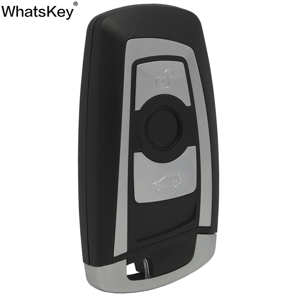 Чехол для автомобильного ключа WhatsKey 3 кнопки BMW X1 X3 X4 M1 M2 M3 1 2 5 7 Series Z4 E90 F10 F20 F30 умный