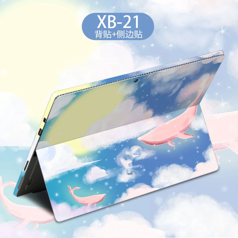 2019 мраморная наклейка для ноутбука microsoft Surface Pro 4 5 6 Go 13 виниловая задняя крышка s