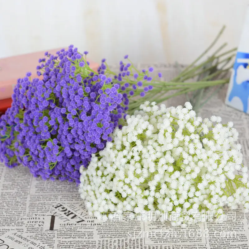 Йо Чо DIY свадебный букет подружки невесты Детские букеты белый фиолетовый